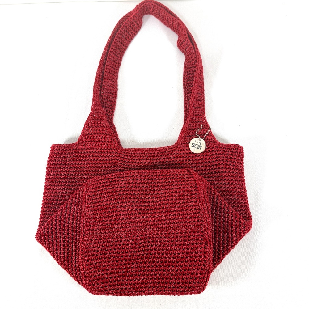 The Sak Red Crochet Tote, NWOT - Picture 10 of 10